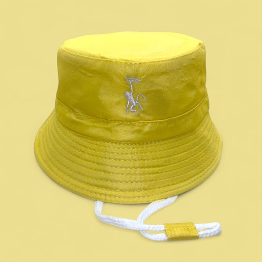 Bucket Hat - Yellow & White